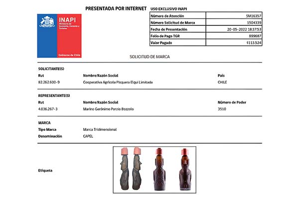 <p>Pisquera Capel pierde batalla para registrar como marca la figura de un moai</p>