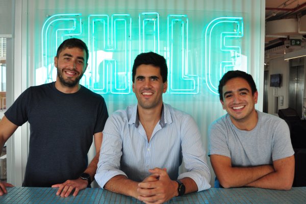 <p>Antonio Grass, Nicolás Serrano y Carlos Carvajal, fundadores de DataScope.</p>