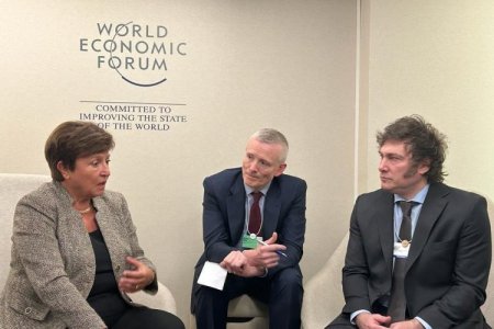 Kristalina Georgieva del FMI mantuvo una "muy buena reunión" con Milei