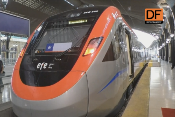<p>Ahora en DF | Gobierno inaugura el “tren más rápido de Sudamérica” que va de Santiago a Curicó en solo 2 horas</p>