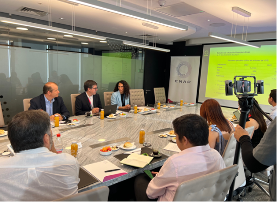 ENAP cierra el 2023 con un Ebitda récord y una reducción en más de US$ 600 millones de su deuda