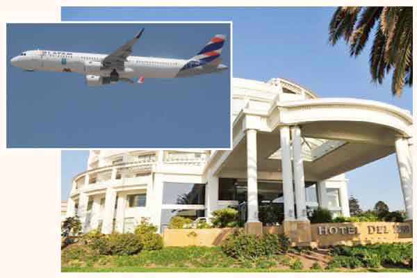 <p>Vista de Enjoy Casino & Resort de Viña del Mar, cuya matriz inició una segunda reorganización judicial activando el Capítulo 15 de la Ley de Quiebras de EEUU. A su vez, Latam Airlines se acogió al Capítulo 11. Fotos: Agencia Uno y Archivo</p>