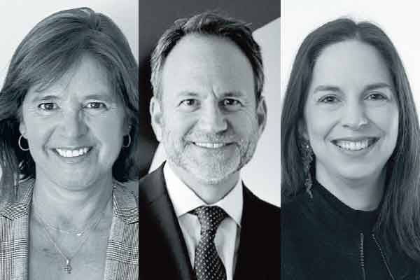 <p>Carolina Cabrera directora legal de Accenture. Claudio Magliona presidente del grupo legal de la ACTI. Loreto Bravo directora instituto Data Science, UDD</p>