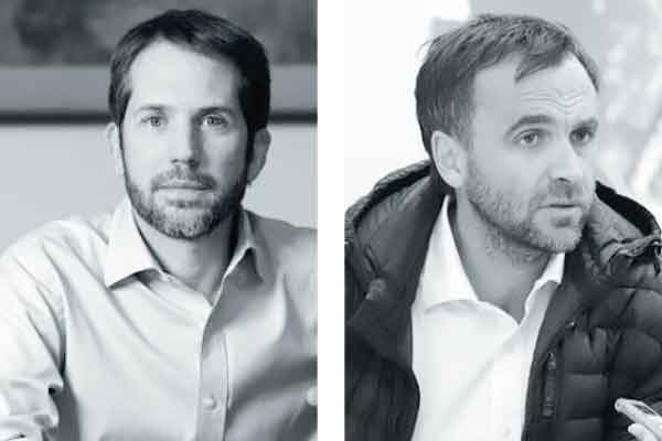 <p>Benoit De Grave, nuevo gerente de Transformación de Falabella Francisco Irarrázaval, gerente general de Falabella Retail</p>