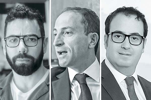 <p>Rodrigo Topelberg, socio de Factop. Antonio Jalaff Sanz, empresario y fundador de Grupo Patio. Álvaro Jalaff Sanz, empresario y fundador de Grupo Patio. Fotos: Julio Castro y Archivo</p>