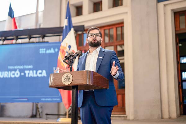 <p>Boric afirmó que “pese a que hay escépticos todavía, este año vamos a volver a crecer”. Foto: Presidencia</p>