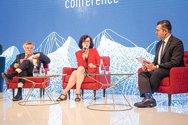 <p>La economista participó en una conferencia realizada por LarrainVial.</p>