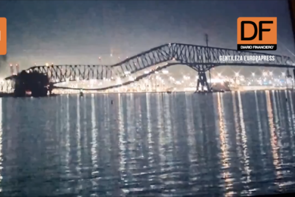 <p>Ahora en DF | El mayor puente de Baltimore se derrumba por la colisión de un carguero</p>