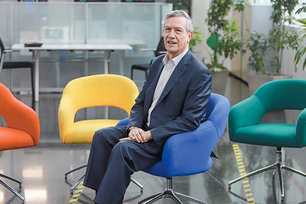 <p>El presidente de Bci, Luis Enrique Yarur. Foto: Julio Castro</p>
