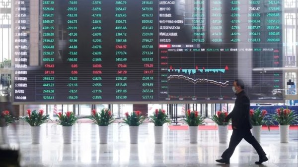Actividad de los mercados de capitales de China cae a mínimos de varias décadas
