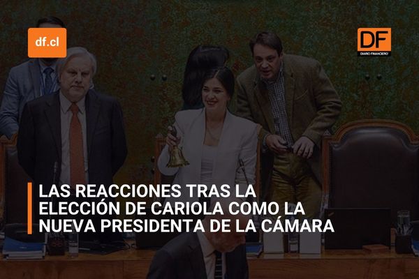 <p>Ahora en DF | Las reacciones políticas tras la elección de Karol Cariola como la nueva presidenta de la Cámara</p>