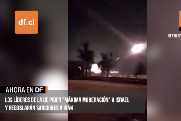 <p>Ahora en DF | Los líderes de la UE piden "máxima moderación" a Israel y redoblarán sanciones a Irán</p>