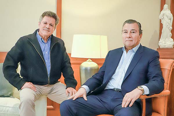 <p>Marcelo Lessa, gerente general, y Gonzalo Martino, presidente de Copeval. Foto: Jonathan Duran</p>