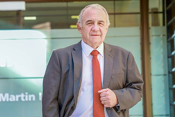 <p>Alfredo Martin, vicepresidente Asociación de Notarios y Conservadores. Foto: Julio Castro</p>