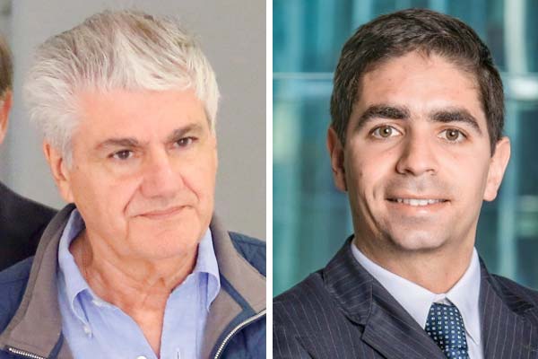 <p>El empresario y dueño de Convento Viejo, Carlos Eugenio Lavín. El nuevo gerente de inversiones inmobiliarias de Convento Viejo, Matías Muñoz.</p>