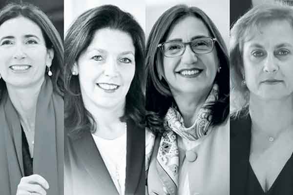 <p>Carolina Schmidt, Mireille Van Staeyen, Felisa Ros y Joanna Davidovich, directoras de Engie. </p>