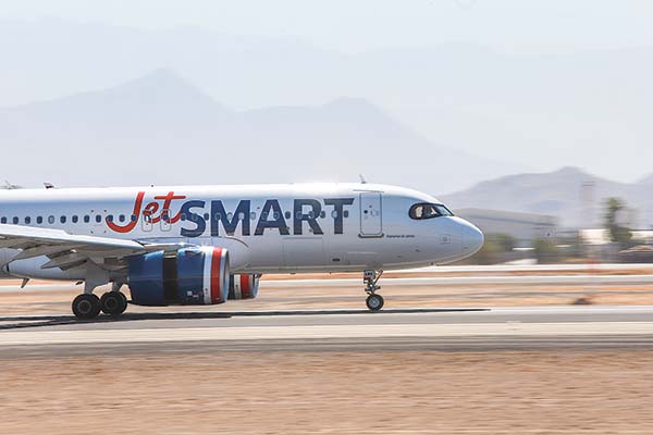Informe presentado por Jetsmart plantea límite a frecuencias