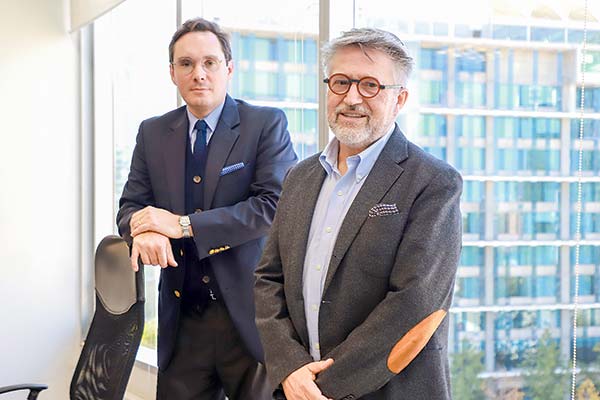 <p>Jaime Varela, presidente Novel Capital, y Jorge Urrutia, CEO Atacama Yellowtail.</p>