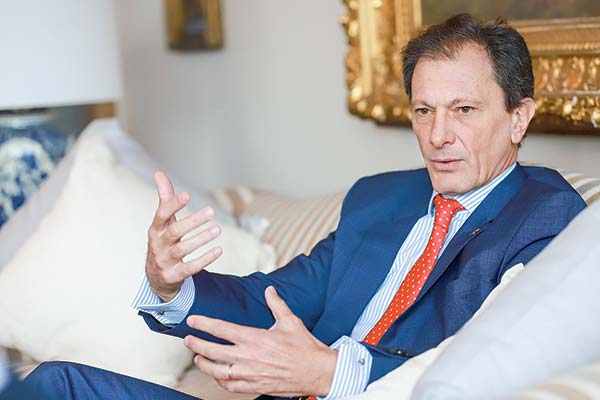 <p>El CEO de Scotiabank Chile, Diego Masola. Foto: Julio Castro</p>