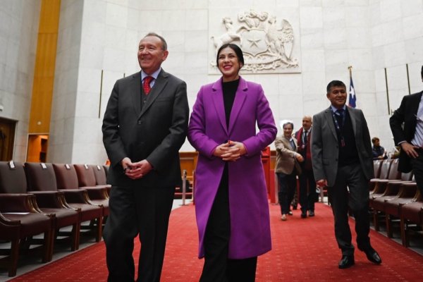 <p>Presidentes del Senado y la Cámara revisan los preparativos para la Cuenta Pública de este sábado</p>