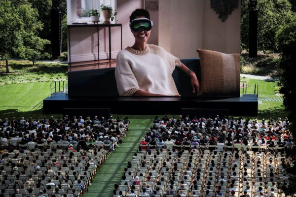 <p>La 2024 Apple Worldwide Developers Conference (WWDC), en Cupertino. (Foto: Reuters)</p>