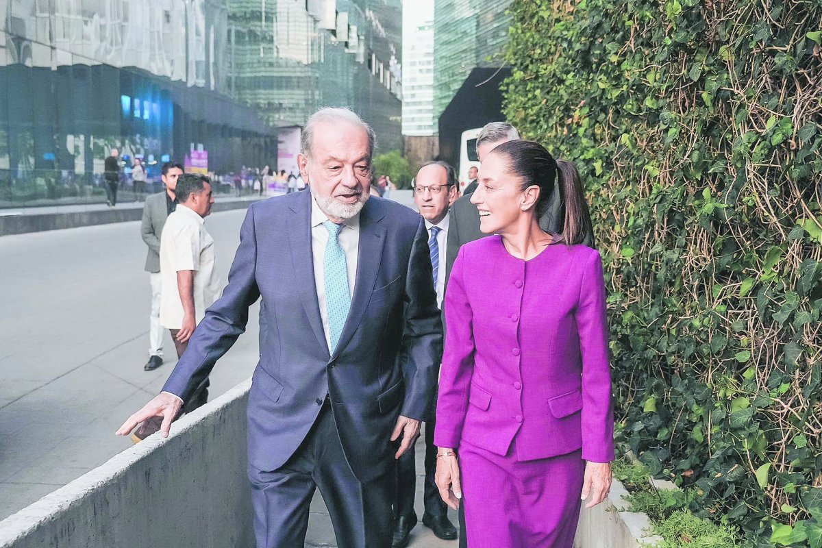 <p>Los guiños al mercado de la Presidenta electa de México: juntas con BlackRock, Walmart y Carlos Slim</p>