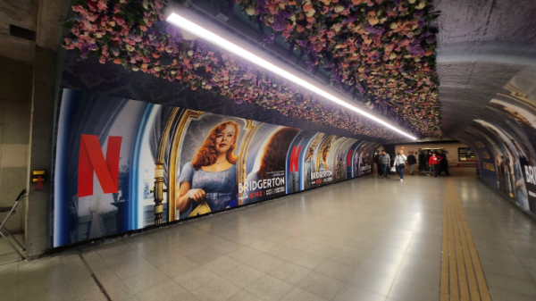 Túnel en estación Los Leones