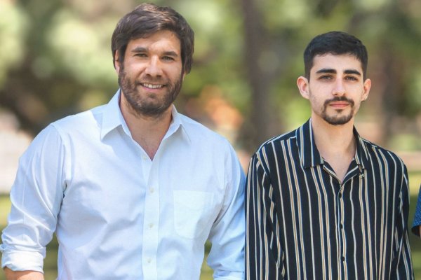 <p>Daniel Ortúzar y Dennis Allende, cofundadores de Bitua.</p>