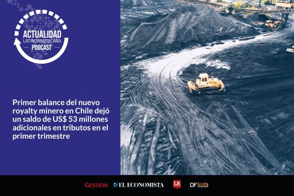 <p>🎙️ Actualidad Latinoamericana | Primer balance del nuevo royalty minero en Chile dejó un saldo de US$ 53 millones adicionales en tributos en el primer trimestre</p>