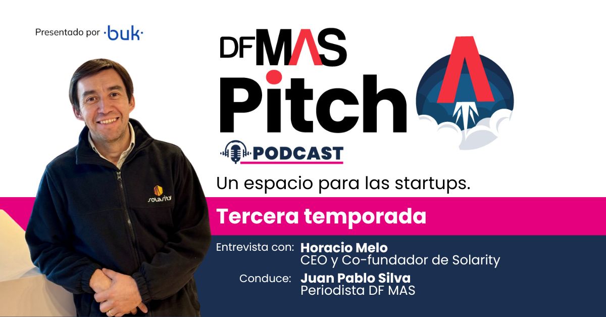 <p>🎙️ MAS PITCH | Horacio Melo: Lideró Startup Chile y Vendió Solarity</p>
