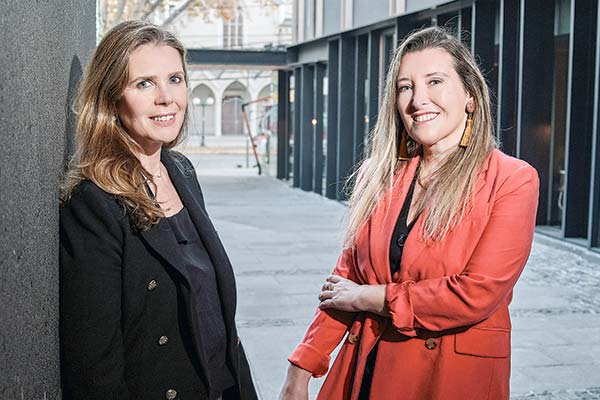 <p>Fernanda Vicente (a la izquierda en la foto) y Victoria Paz (a la derecha). </p>