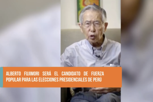 <p>Ahora en DF SUD | Alberto Fujimori será el candidato de Fuerza Popular para las elecciones presidenciales de Perú</p>