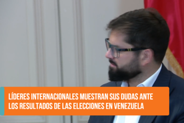 <p>Ahora en DF SUD | Líderes internacionales muestran sus dudas ante los resultados de las elecciones en Venezuela</p>