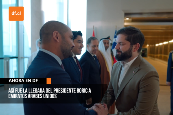 <p>Ahora en DF | Así fue la llegada del presidente Boric a Emiratos Árabes Unidos</p>