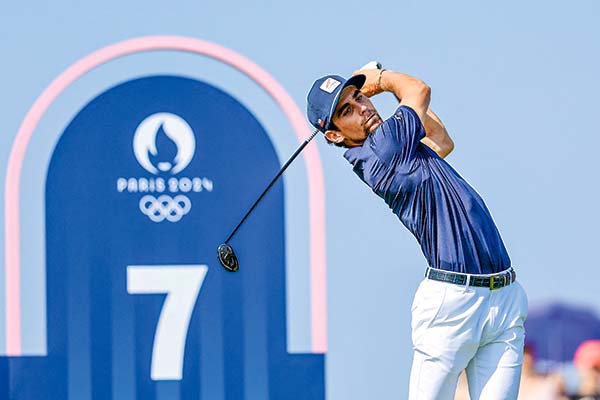 El golfista Joaquín Niemann llena de ilusión al Team Chile en París 2024
