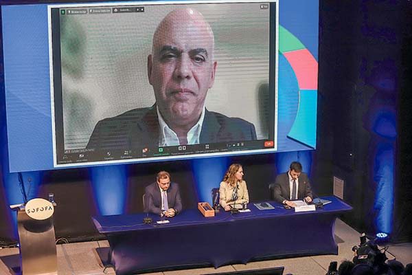 <p>Rosario Navarro encabezará la jornada junto a los vicepresidentes Óscar Hasbún y Gonzalo Said. Foto: Julio Castro</p>