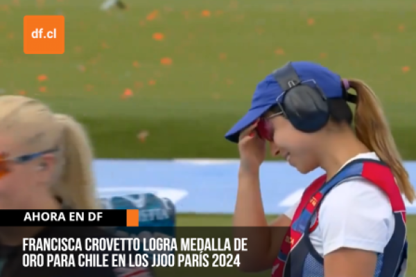 Ahora en DF | ¡Orgullo nacional! El mensaje de Francisca Crovetto tras lograr medalla de oro para Chile en los JJOO París 2024