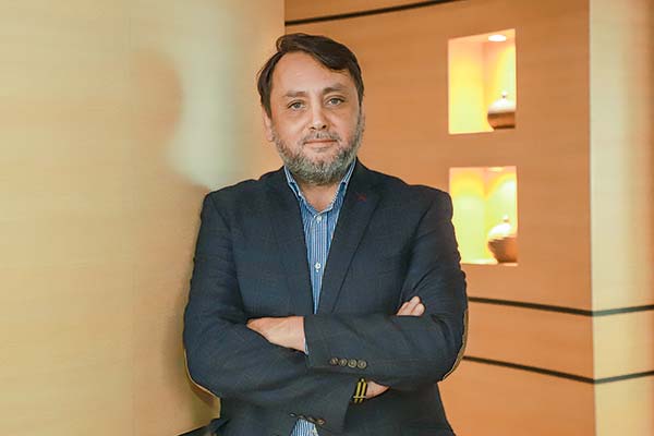 <p>Javier Fuenzalida, presidente de Clínicas de Chile. Foto: Julio Castro</p>