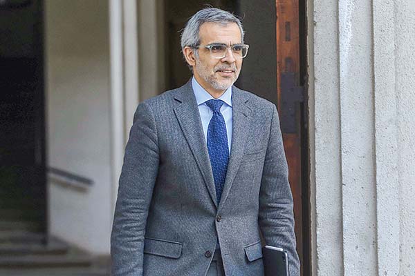 <p>Ministro de Justicia, Luis Cordero. Foto: Agencia Uno </p>