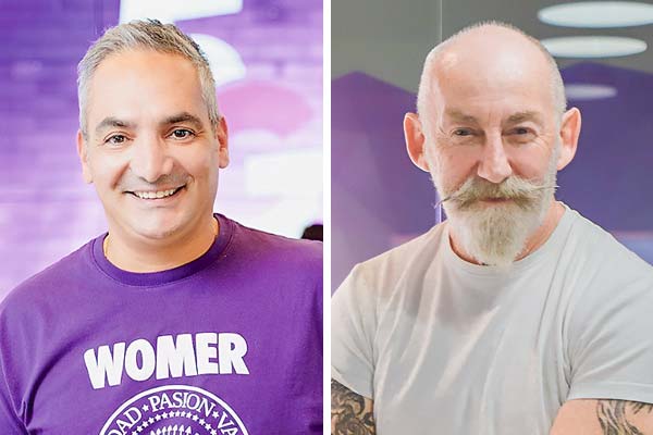 <p>Alvaro Araya y Chris Bannister</p>