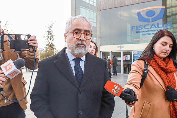 <p>El imputado por el Caso Audios, Luis Hermosilla. Foto: Julio Castro</p>
