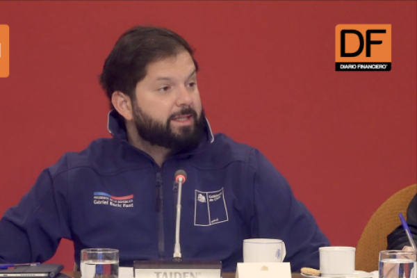 <p>Ahora en DF | Boric pide acelerar aprobación de la reforma de pensiones y cumplimiento tributario: “No es fácil, quedan cosas por hacer, pero las vamos a sacar adelante”</p>