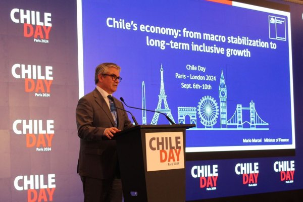<p>Fórmulas para crecer, preocupación por créditos bancarios y recuperar el mercado de capitales: los ejes del discurso de Marcel ante inversionistas en París</p>