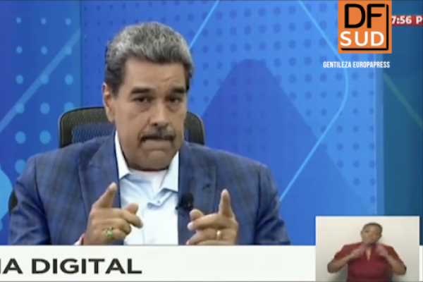 <p>Ahora en DF SUD | Venezuela: Nicolás Maduro afirma que "respeta" la decisión de exilio de Edmundo González</p>