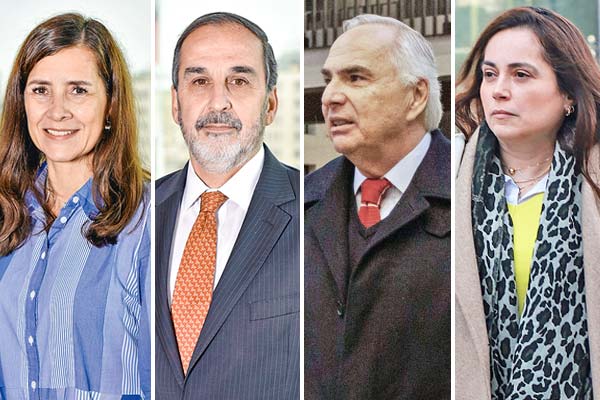 <p>La comisionada de la CMF Bernardita Piedrabuena fue contactada por Leonarda Villalobos. El comisionado de la CMF que recibió el llamado de Chadwick, Augusto Iglesias. El comisionado de la CMF que recibió el llamado de Chadwick, Augusto Iglesias. La abogada María Leonarda Villalobos llamó en 2023 a la comisionada Bernardita Piedrabuena. Fotos: Julio Castro y Agencia Uno</p>
