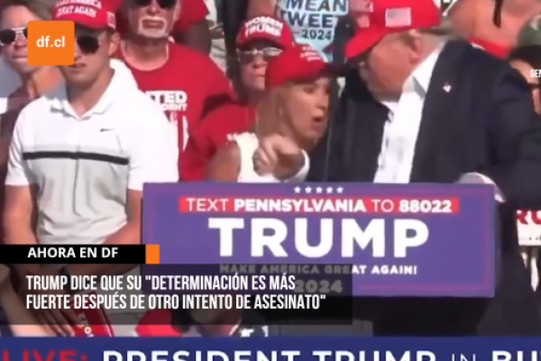 <p>Ahora en DF | Trump dice que su "determinación es más fuerte después de otro intento de asesinato"</p>