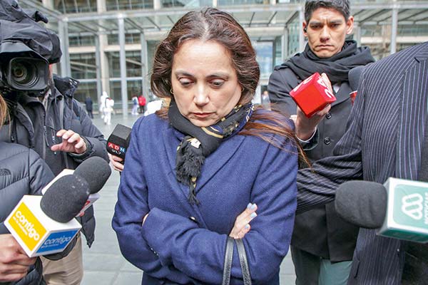 <p>La imputada y protagonista del Caso Audios, María Leonarda Villalobos. Foto: Jonathan Duran</p>