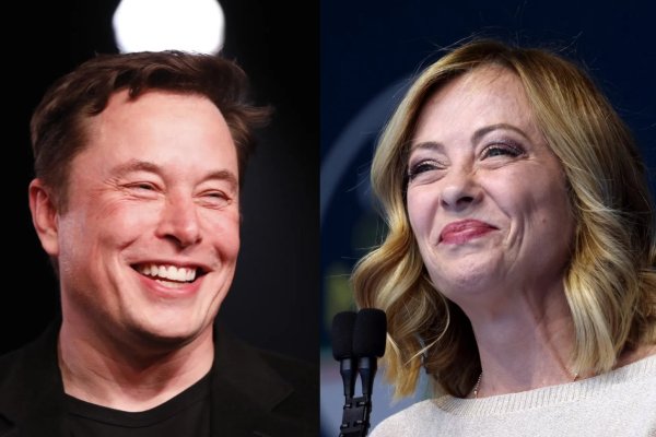 Elon Musk sale a desmentir los rumores de un romance con la primera ministra italiana Giorgia Meloni
