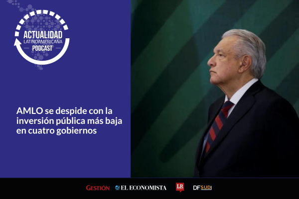 <p>🎙️ Actualidad Latinoamericana | AMLO se despide con la inversión pública más baja en cuatro gobiernos</p>