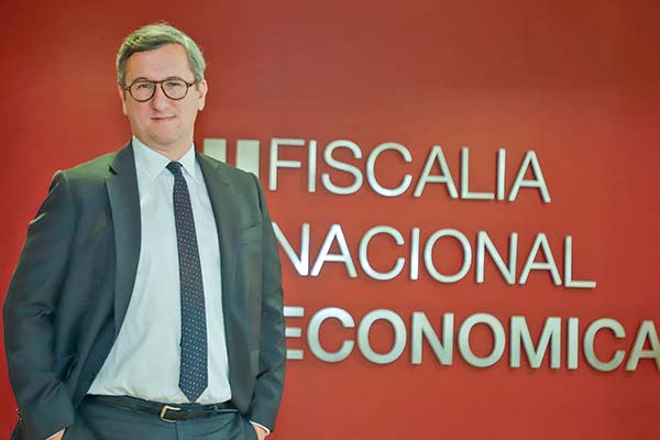 <p>Fiscal Nacional Económico, Jorge Grunberg Pilowsky. Foto: Julio Castro</p>